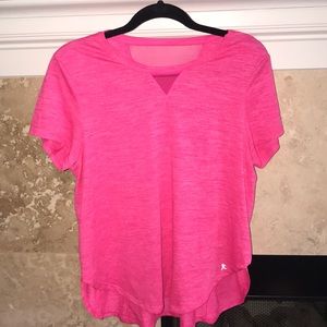 Large Pink workout top